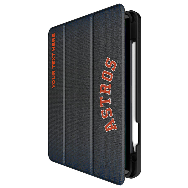 Houston Astros Personalized Linen iPad Tablet Case for Apple iPad Front.Jpg