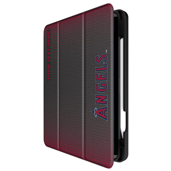 Los Angeles Angels Personalized Linen iPad Tablet Case for Apple iPad Front.Jpg