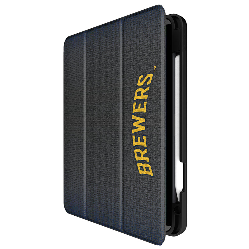 Milwaukee Brewers Linen iPad Tablet Case for Apple iPad Front.Jpg