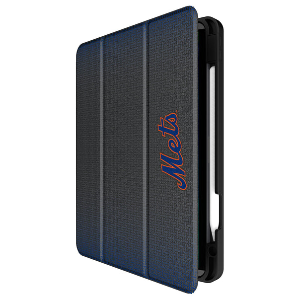 New York Mets Linen iPad Tablet Case for Apple iPad Front.Jpg