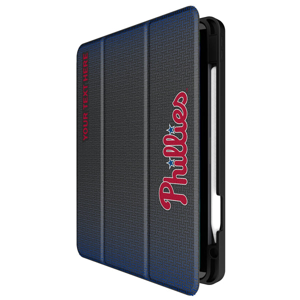 Philadelphia Phillies Personalized Linen iPad Tablet Case for Apple iPad Front.Jpg