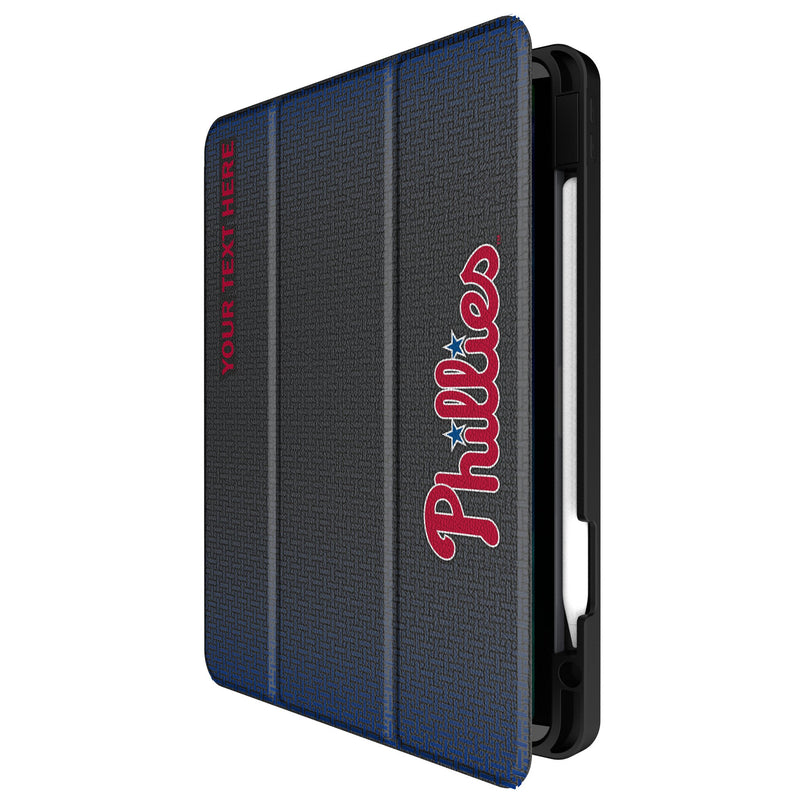 Philadelphia Phillies Personalized Linen iPad Tablet Case for Apple iPad Front.Jpg
