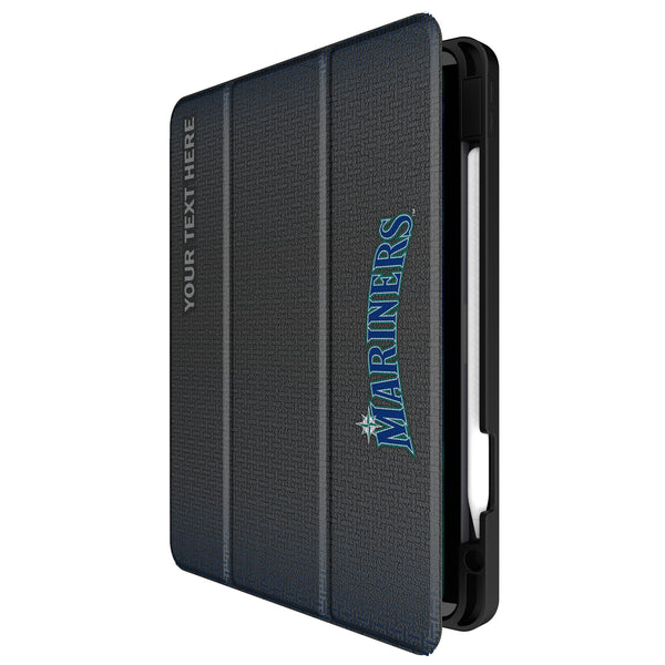 Seattle Mariners Personalized Linen iPad Tablet Case for Apple iPad Front.Jpg