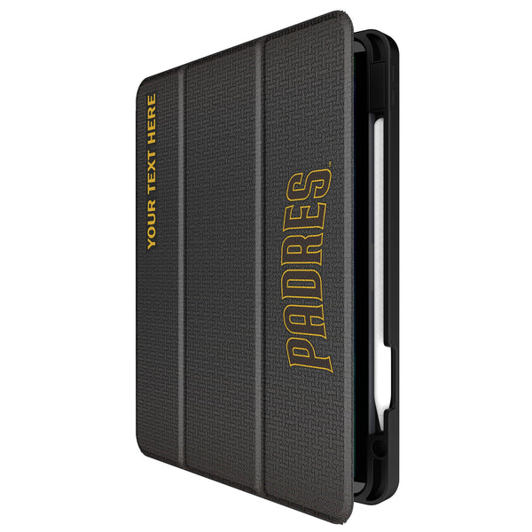 San Diego Padres Personalized Linen iPad Tablet Case for Apple iPad Front.Jpg