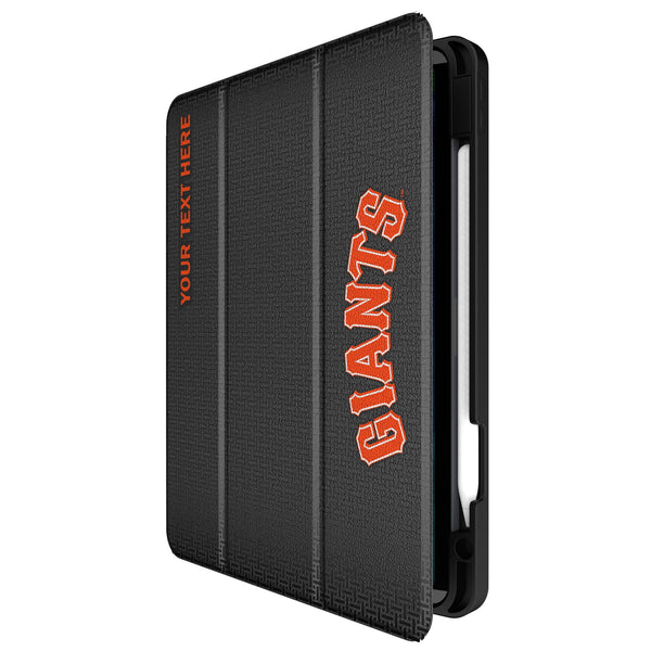 San Francisco Giants Personalized Linen iPad Tablet Case for Apple iPad Front.Jpg