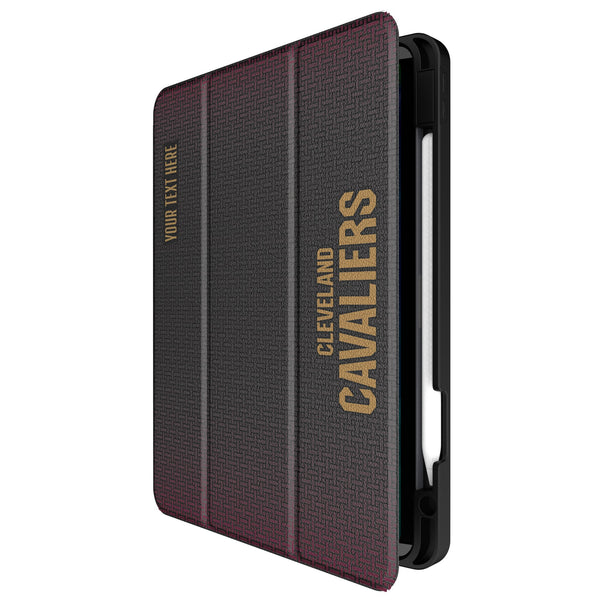 Cleveland Cavaliers Personalized Linen iPad Tablet Case for Apple iPad Front.Jpg