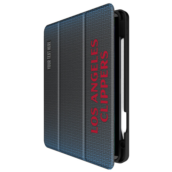 Los Angeles Clippers Personalized Linen iPad Tablet Case for Apple iPad Front.Jpg