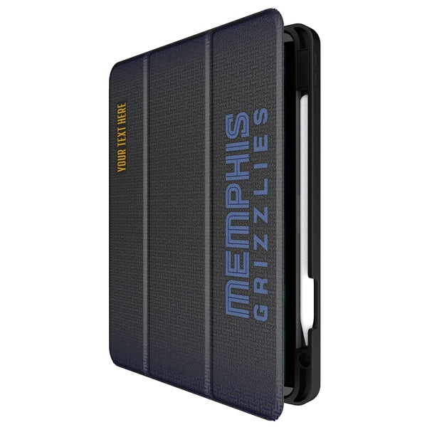 Memphis Grizzlies Personalized Linen iPad Tablet Case for Apple iPad Front.Jpg