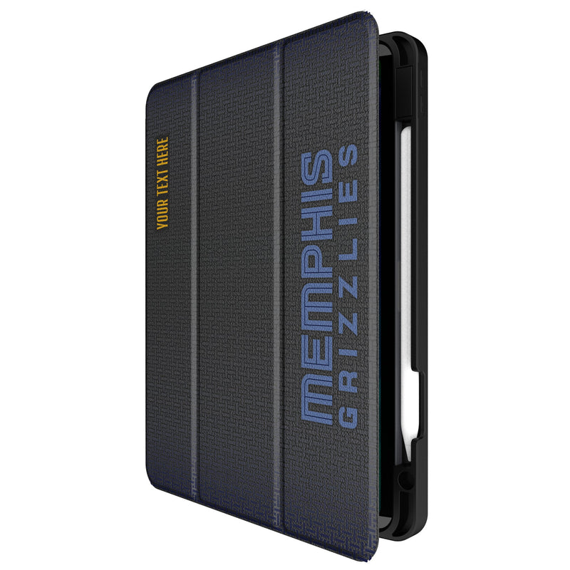 Memphis Grizzlies Personalized Linen iPad Tablet Case for Apple iPad Front.Jpg