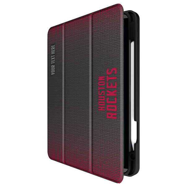 Houston Rockets Personalized Linen iPad Tablet Case for Apple iPad Front.Jpg