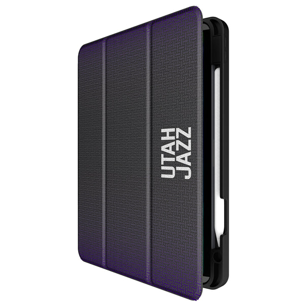 Utah Jazz Linen iPad Tablet Case for Apple iPad Front.Jpg