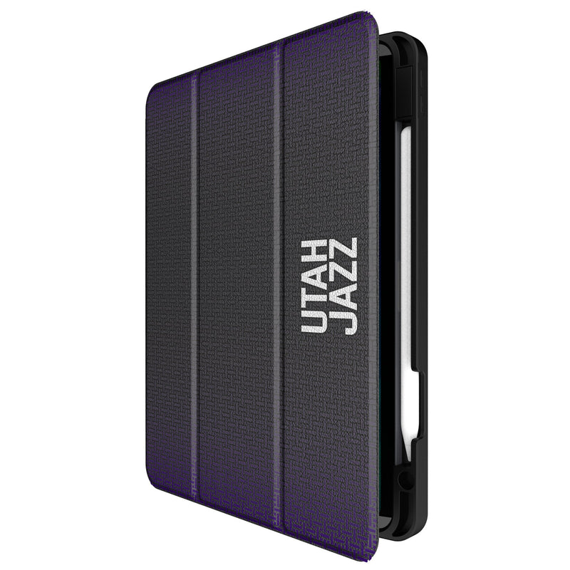 Utah Jazz Linen iPad Tablet Case for Apple iPad Front.Jpg