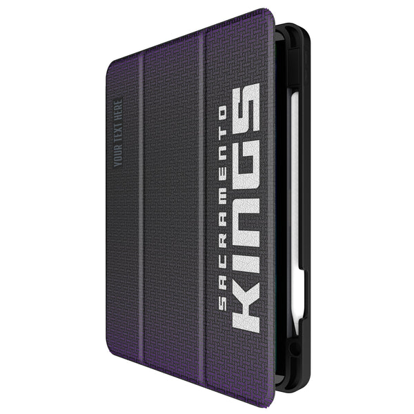 Sacramento Kings Personalized Linen iPad Tablet Case for Apple iPad Front.Jpg
