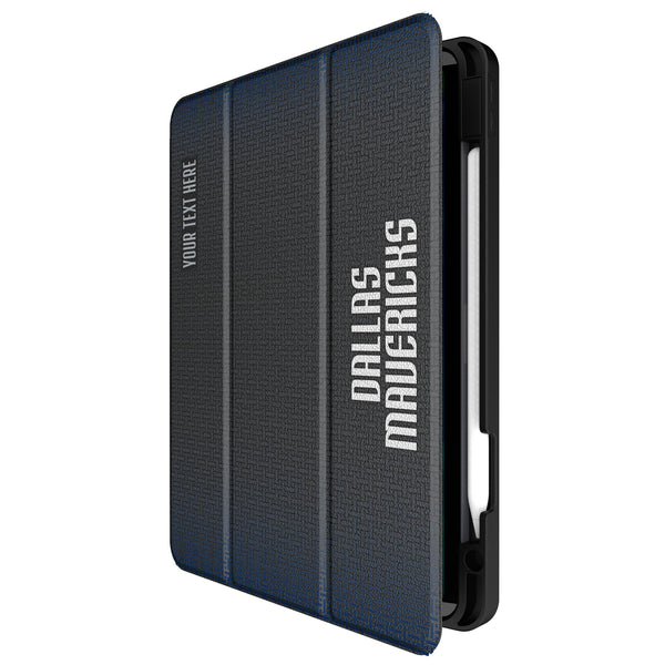 Dallas Mavericks Personalized Linen iPad Tablet Case for Apple iPad Front.Jpg
