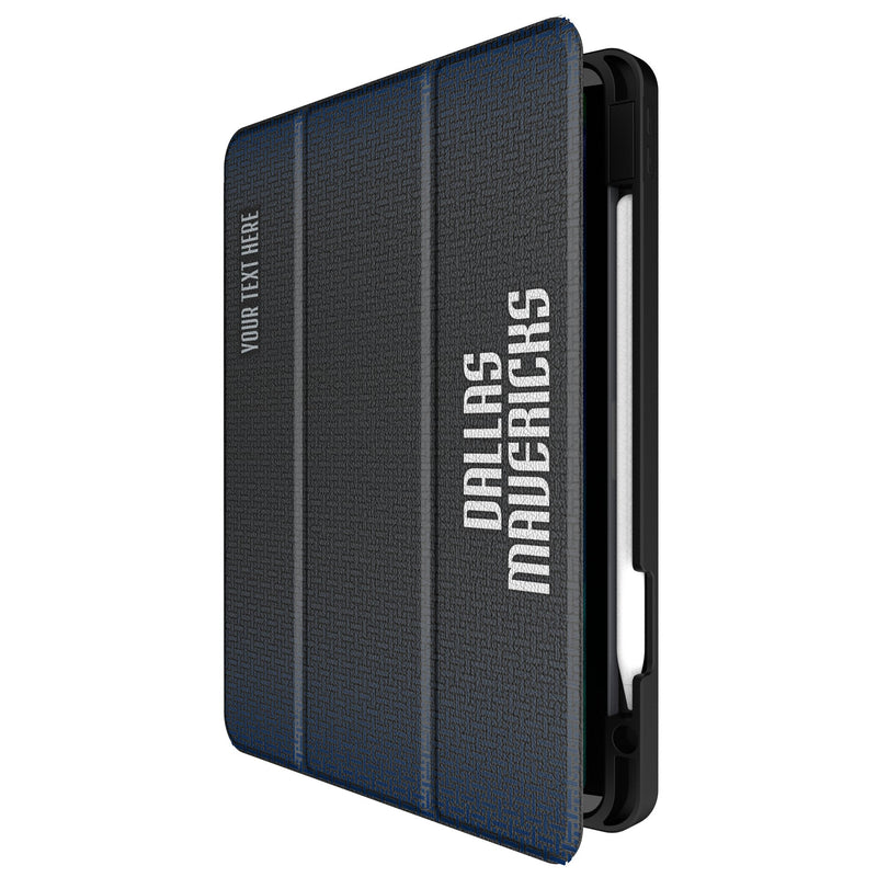 Dallas Mavericks Personalized Linen iPad Tablet Case for Apple iPad Front.Jpg