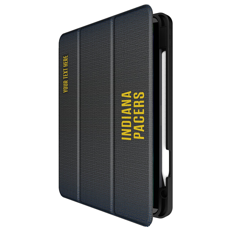 Indiana Pacers Personalized Linen iPad Tablet Case for Apple iPad Front.Jpg