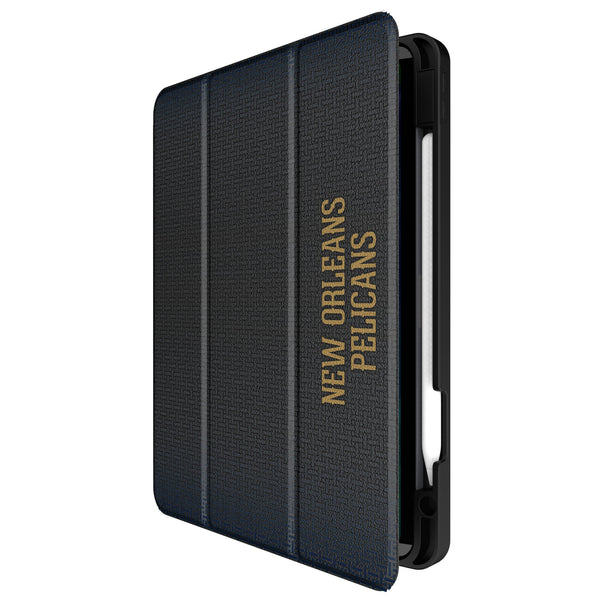 New Orleans Pelicans Linen iPad Tablet Case for Apple iPad Front.Jpg
