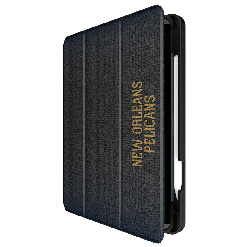 New Orleans Pelicans Linen iPad Tablet Case for Apple iPad Front.Jpg