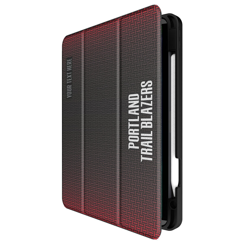 Portland Trail Blazers Personalized Linen iPad Tablet Case for Apple iPad Front.Jpg