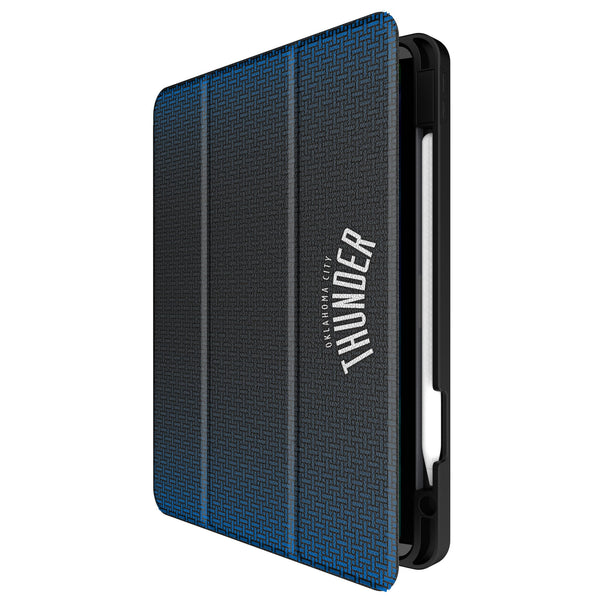 Oklahoma City Thunder Linen iPad Tablet Case for Apple iPad Front.Jpg