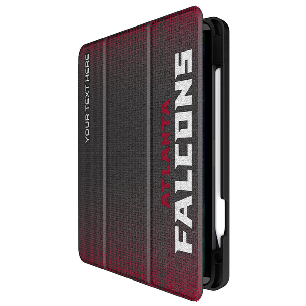 Atlanta Falcons Personalized Linen iPad Tablet Case for Apple iPad Front.Jpg