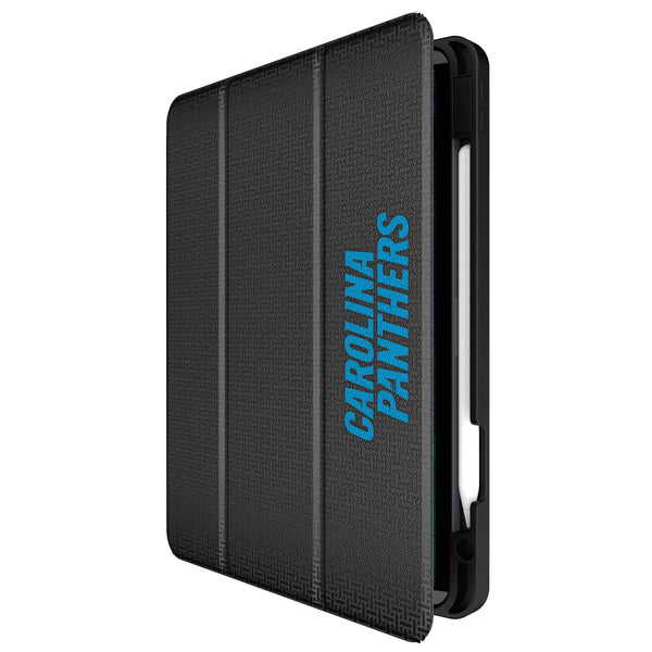 Carolina Panthers Linen iPad Tablet Case for Apple iPad Front.Jpg