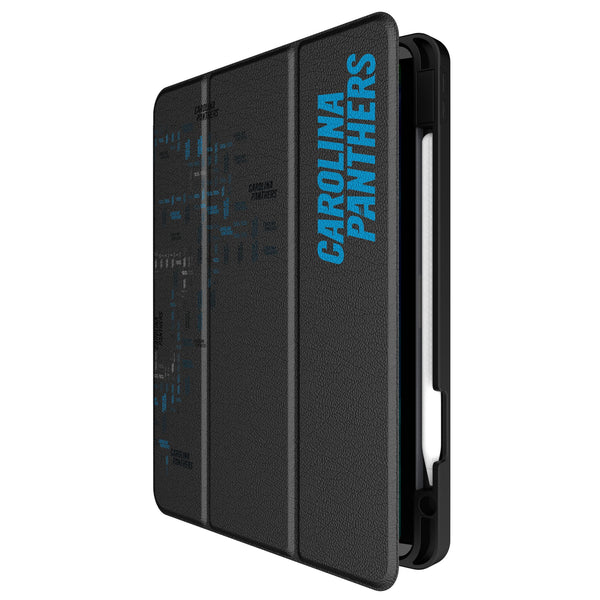 Carolina Panthers Quadtile iPad Tablet Case for Apple iPad Front.Jpg