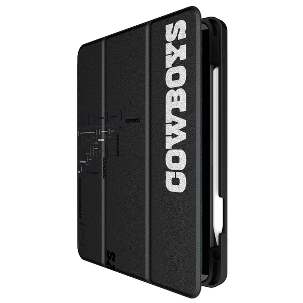 Dallas Cowboys Quadtile iPad Tablet Case for Apple iPad Front.Jpg