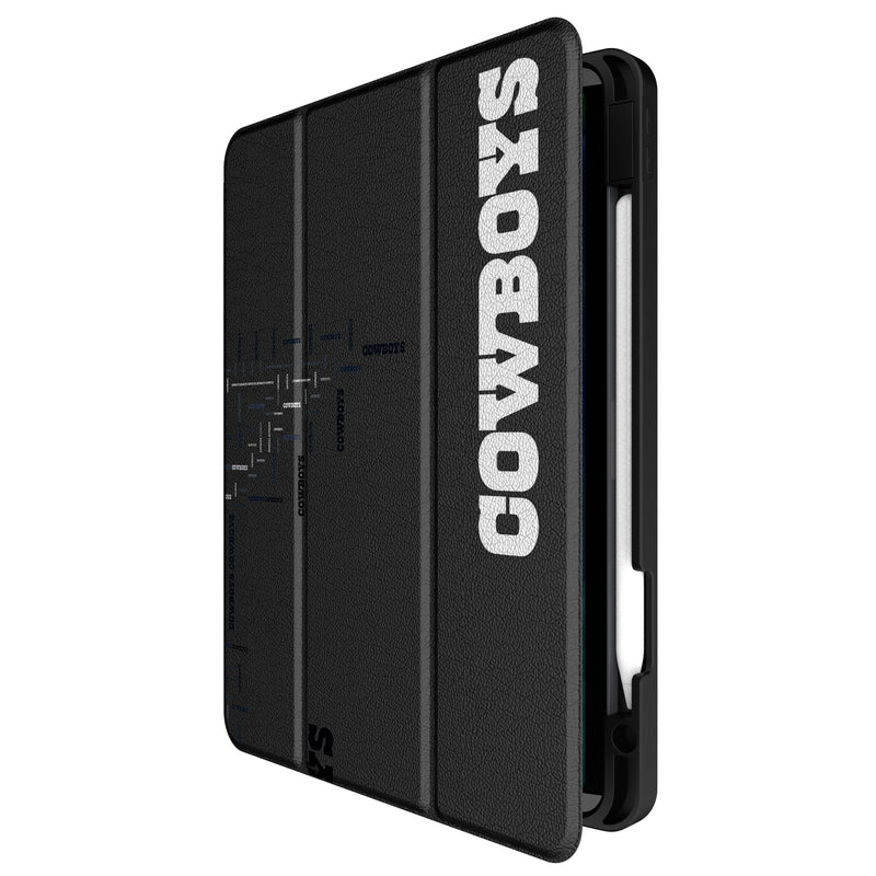Dallas Cowboys Quadtile iPad Tablet Case for Apple iPad Front.Jpg