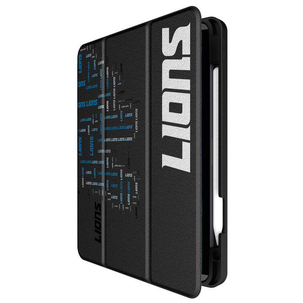 Detroit Lions Quadtile iPad Tablet Case for Apple iPad Front.Jpg