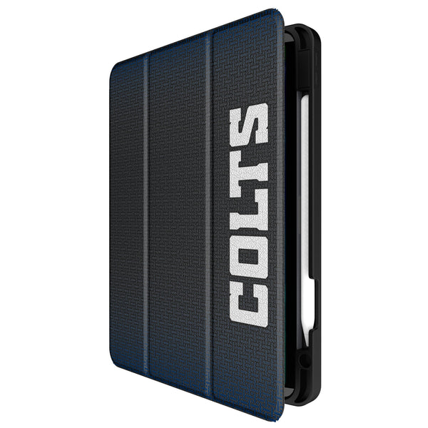 Indianapolis Colts Linen iPad Tablet Case for Apple iPad Front.Jpg