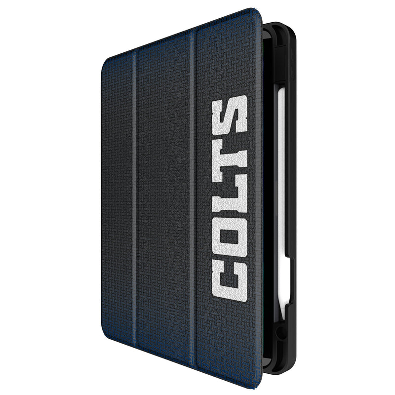 Indianapolis Colts Linen iPad Tablet Case for Apple iPad Front.Jpg