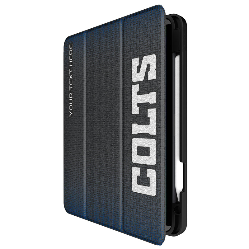 Indianapolis Colts Personalized Linen iPad Tablet Case for Apple iPad Front.Jpg
