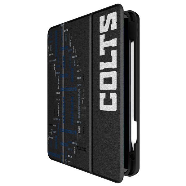 Indianapolis Colts Quadtile iPad Tablet Case for Apple iPad Front.Jpg
