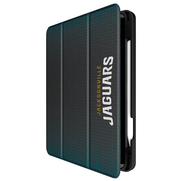 Jacksonville Jaguars Linen iPad Tablet Case for Apple iPad Front.Jpg