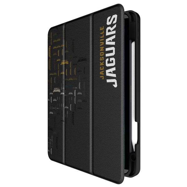 Jacksonville Jaguars Quadtile iPad Tablet Case for Apple iPad Front.Jpg