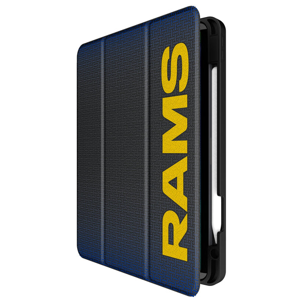 Los Angeles Rams Linen iPad Tablet Case for Apple iPad Front.Jpg