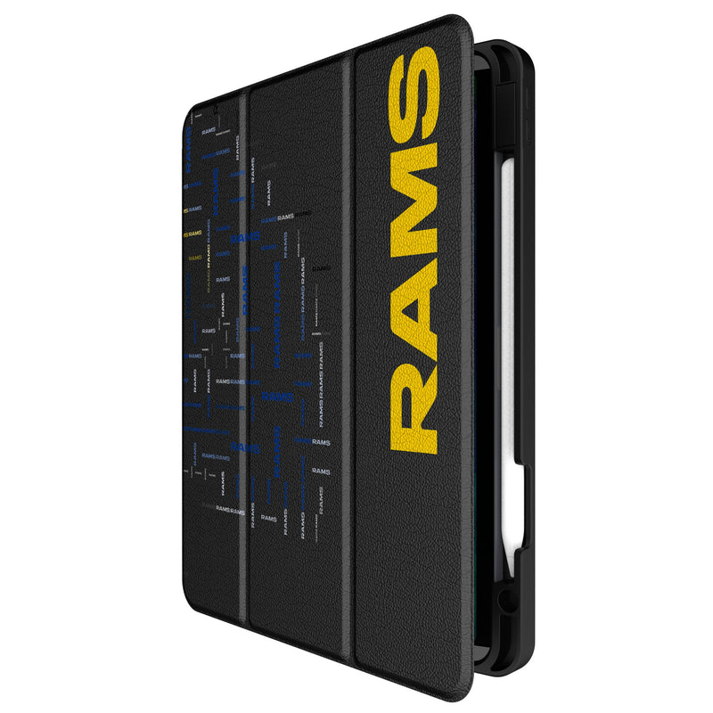 Los Angeles Rams Quadtile iPad Tablet Case for Apple iPad Front.Jpg