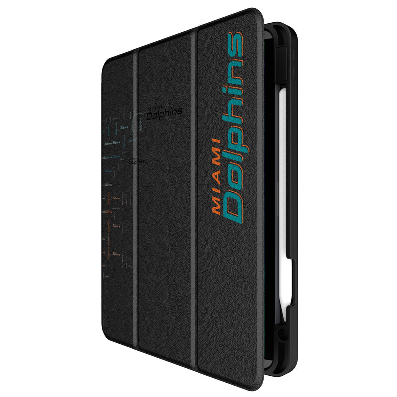 Miami Dolphins Quadtile iPad Tablet Case Front.Jpg