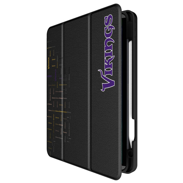 Minnesota Vikings Quadtile iPad Tablet Case for Apple iPad Front.Jpg