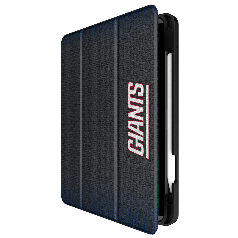 New York Giants Linen iPad Tablet Case for Apple iPad Front.Jpg