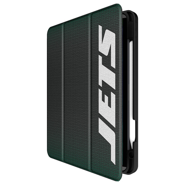 New York Jets Linen iPad Tablet Case Front.Jpg