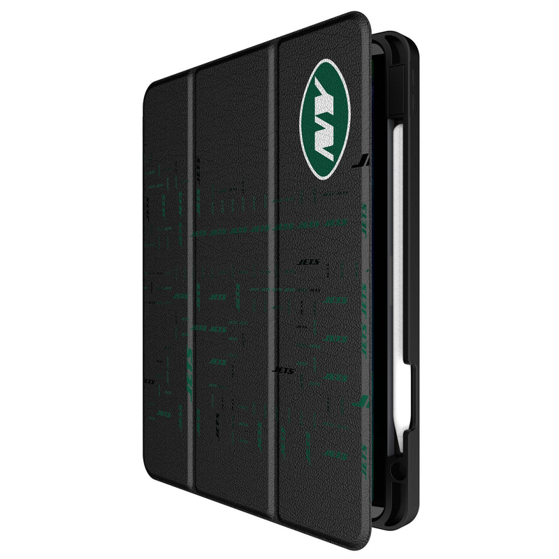 New York Jets Quadtile iPad Tablet Case Front.Jpg