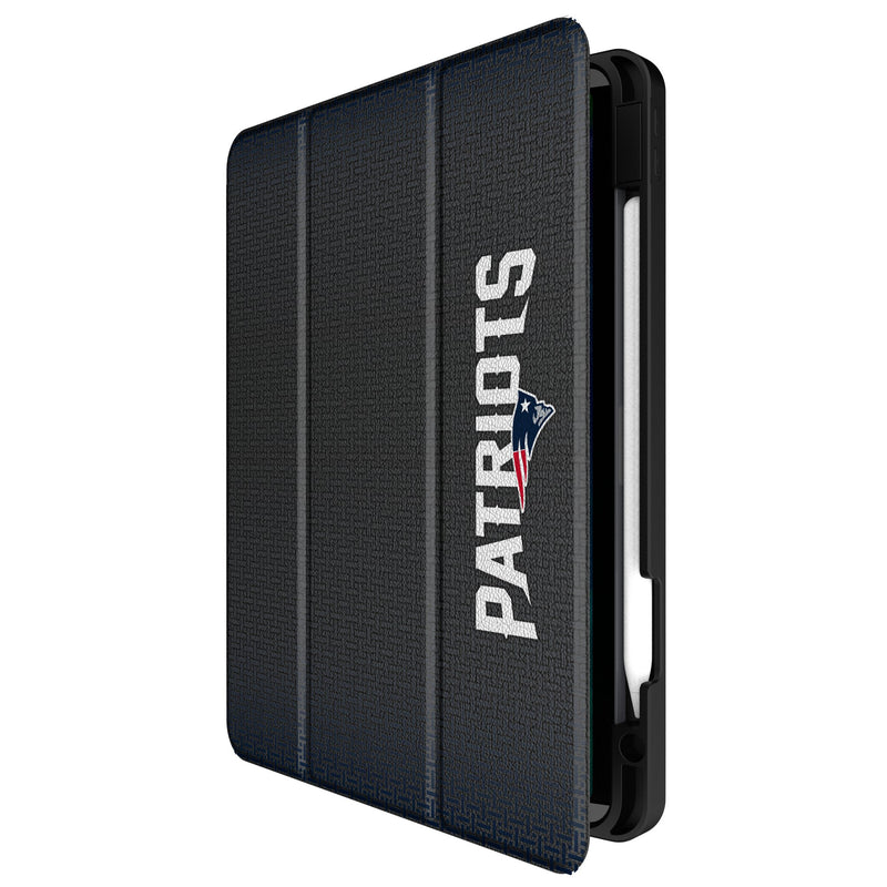 New England Patriots Linen iPad Tablet Case Front.Jpg