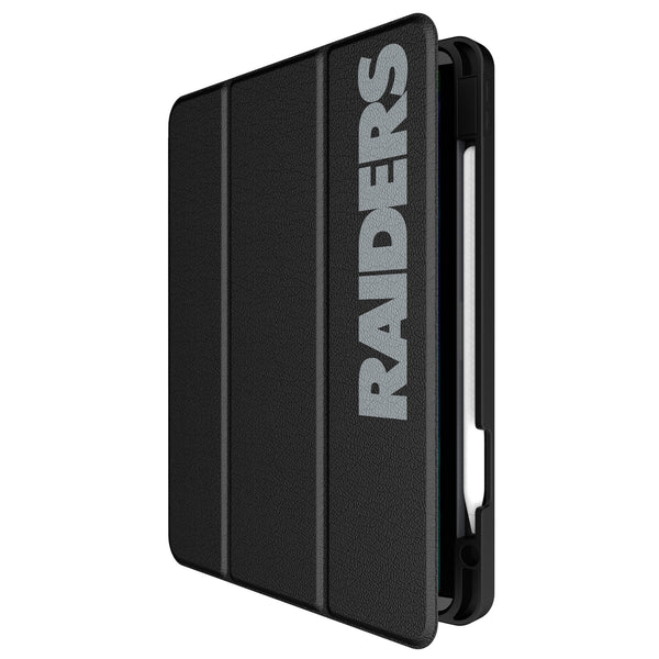 Las Vegas Raiders Quadtile iPad Tablet Case for Apple iPad Front.Jpg