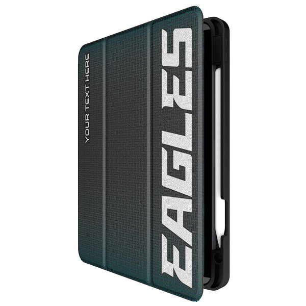 Philadelphia Eagles Personalized Linen iPad Tablet Case for Apple iPad Front.Jpg