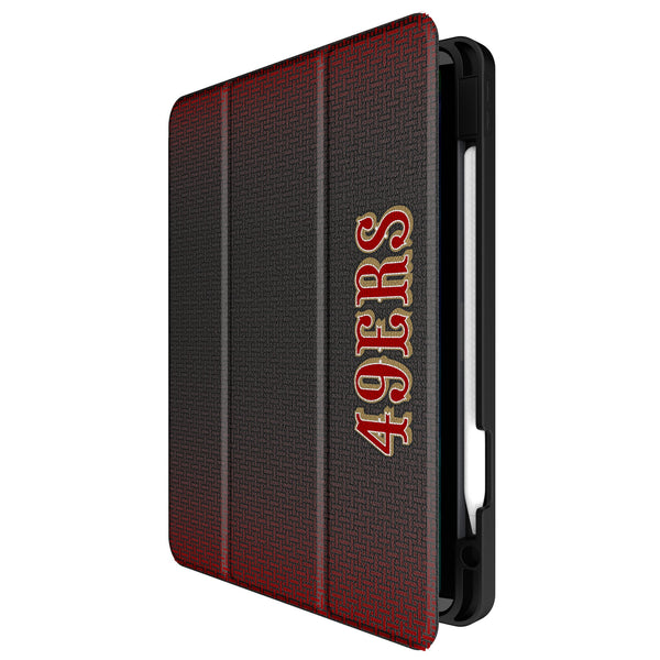 San Francisco 49ers Linen iPad Tablet Case Front.Jpg