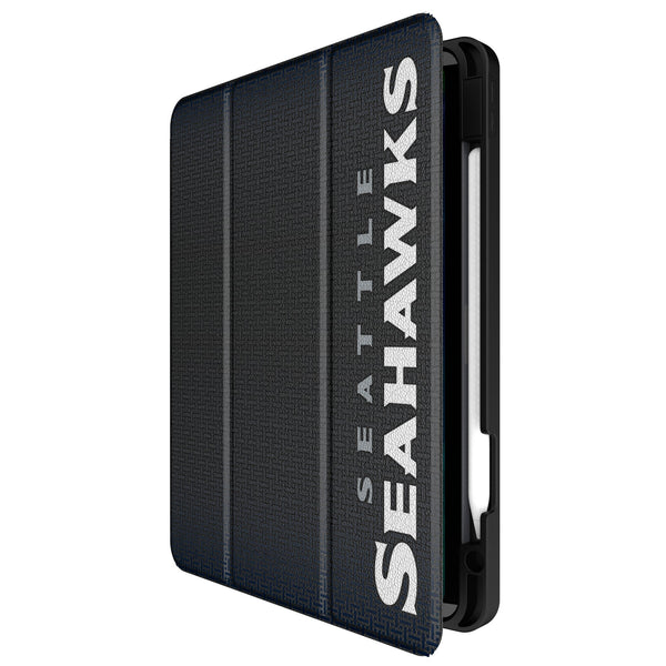 Seattle Seahawks Linen iPad Tablet Case for Apple iPad Front.Jpg