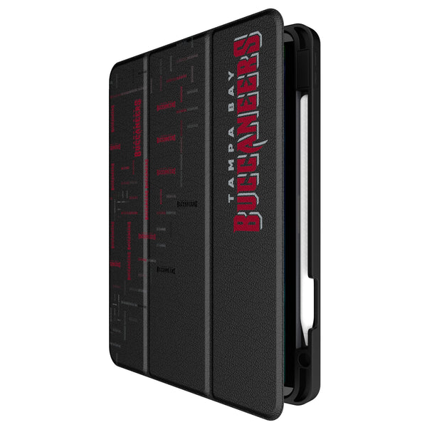 Tampa Bay Buccaneers Quadtile iPad Tablet Case for Apple iPad Front.Jpg