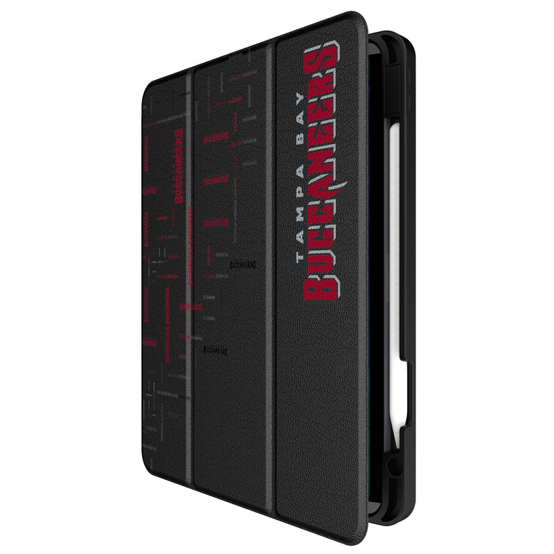 Tampa Bay Buccaneers Quadtile iPad Tablet Case for Apple iPad Front.Jpg